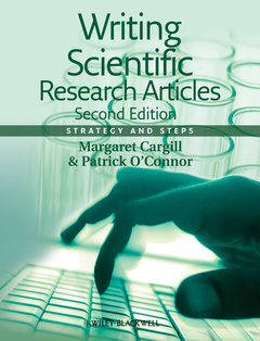Couverture de l’ouvrage Writing Scientific Research Articles