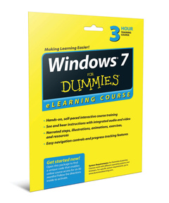 Couverture de l’ouvrage Windows 7 For Dummies eLearning Course Access Code Card (6 Month Subscription)