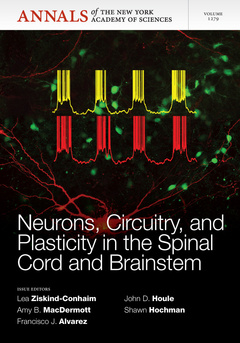 Couverture de l’ouvrage Neurons, Circuitry, and Plasticity in the Spinal Cord and Brainstem, Volume 1279