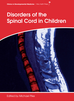 Couverture de l’ouvrage Disorders of the Spinal Cord in Children
