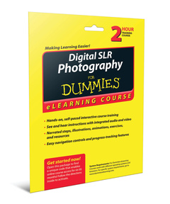 Couverture de l’ouvrage Digital SLR Photography For Dummies eLearning Course Access Code Card (6 Month Subscription)