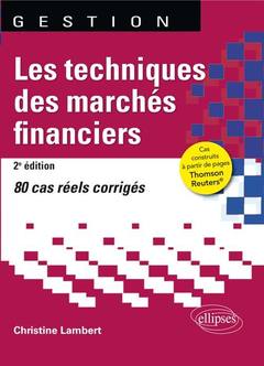 Couverture de l’ouvrage Les techniques des marchés financiers - 2e édition