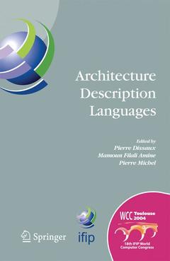 Couverture de l’ouvrage Architecture Description Languages
