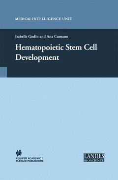 Couverture de l’ouvrage Hematopoietic Stem Cell Development