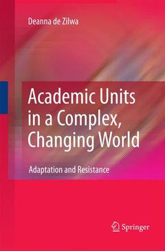 Couverture de l’ouvrage Academic Units in a Complex, Changing World