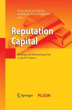 Couverture de l’ouvrage Reputation Capital