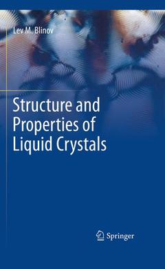 Couverture de l’ouvrage Structure and Properties of Liquid Crystals