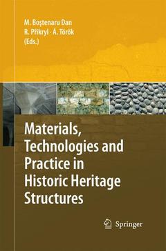 Couverture de l’ouvrage Materials, Technologies and Practice in Historic Heritage Structures