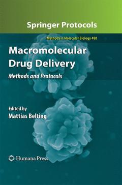 Couverture de l’ouvrage Macromolecular Drug Delivery