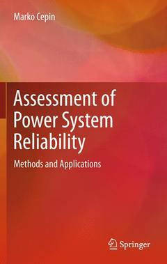 Couverture de l’ouvrage Assessment of Power System Reliability