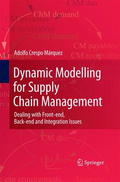 Cover of the book Dynamic Modelling for Supply Chain Management