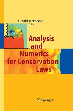 Couverture de l’ouvrage Analysis and Numerics for Conservation Laws