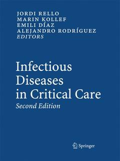 Couverture de l’ouvrage Infectious Diseases in Critical Care