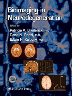 Couverture de l’ouvrage Bioimaging in Neurodegeneration