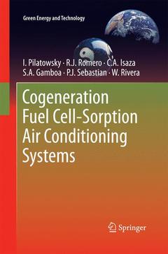 Couverture de l’ouvrage Cogeneration Fuel Cell-Sorption Air Conditioning Systems
