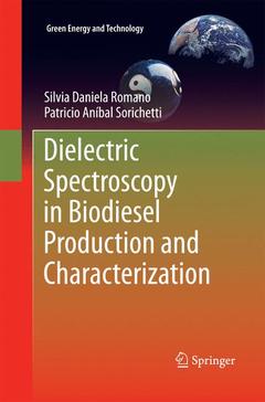 Couverture de l’ouvrage Dielectric Spectroscopy in Biodiesel Production and Characterization