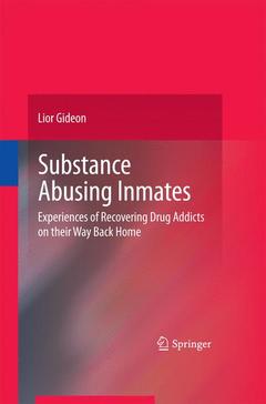 Couverture de l’ouvrage Substance Abusing Inmates