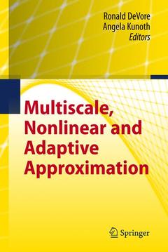Couverture de l’ouvrage Multiscale, Nonlinear and Adaptive Approximation