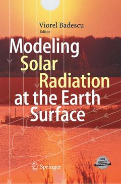 Couverture de l’ouvrage Modeling Solar Radiation at the Earth's Surface