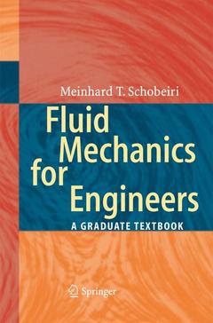 Couverture de l’ouvrage Fluid Mechanics for Engineers