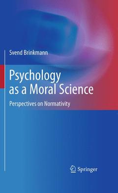 Couverture de l’ouvrage Psychology as a Moral Science