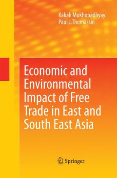 Couverture de l’ouvrage Economic and Environmental Impact of Free Trade in East and South East Asia