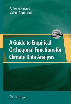 Couverture de l’ouvrage A Guide to Empirical Orthogonal Functions for Climate Data Analysis