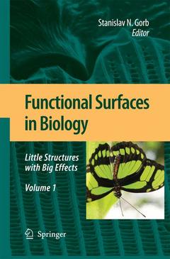 Couverture de l’ouvrage Functional Surfaces in Biology