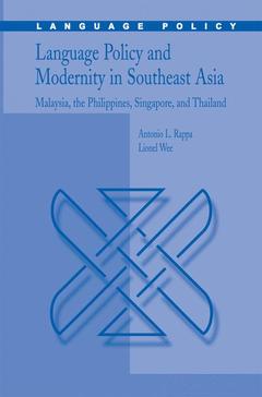 Couverture de l’ouvrage Language Policy and Modernity in Southeast Asia
