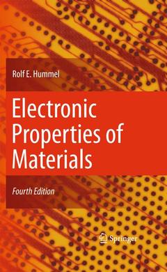 Couverture de l’ouvrage Electronic Properties of Materials