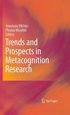 Couverture de l’ouvrage Trends and Prospects in Metacognition Research
