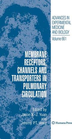 Couverture de l’ouvrage Membrane Receptors, Channels and Transporters in Pulmonary Circulation
