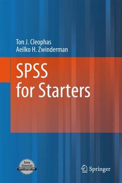 Couverture de l’ouvrage SPSS for Starters