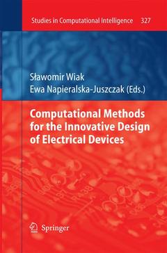 Couverture de l’ouvrage Computational Methods for the Innovative Design of Electrical Devices