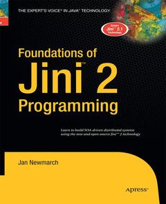 Couverture de l’ouvrage Foundations of Jini 2 Programming