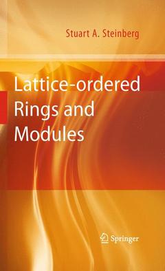Couverture de l’ouvrage Lattice-ordered Rings and Modules