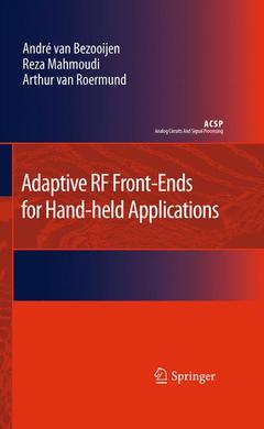 Couverture de l’ouvrage Adaptive RF Front-Ends for Hand-held Applications