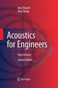 Couverture de l’ouvrage Acoustics for Engineers