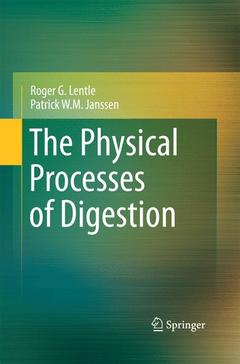Couverture de l’ouvrage The Physical Processes of Digestion
