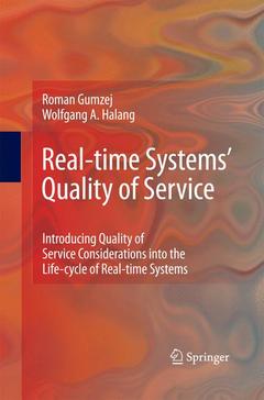 Couverture de l’ouvrage Real-time Systems' Quality of Service