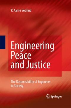 Couverture de l’ouvrage Engineering Peace and Justice