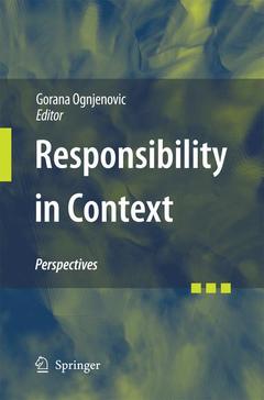 Cover of the book Responsibility in Context