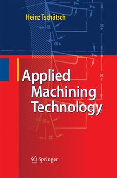 Couverture de l’ouvrage Applied Machining Technology
