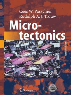 Couverture de l’ouvrage Microtectonics