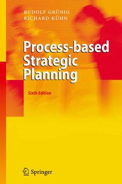 Cover of the book Process-based Strategic Planning