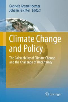Couverture de l’ouvrage Climate Change and Policy