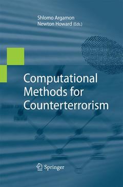 Couverture de l’ouvrage Computational Methods for Counterterrorism