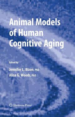 Couverture de l’ouvrage Animal Models of Human Cognitive Aging