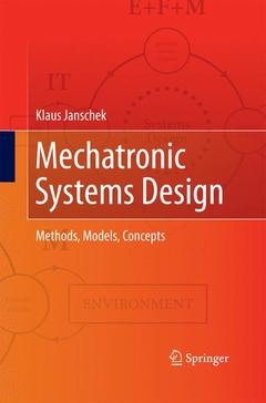 Couverture de l’ouvrage Mechatronic Systems Design