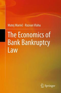 Couverture de l’ouvrage The Economics of Bank Bankruptcy Law